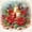 Multicolour, variant on 5D DIY Partial Irregular Diamond Painting Set, Christmas Flower Decoration, 30*30CM, Frameless.,Multicolor,C