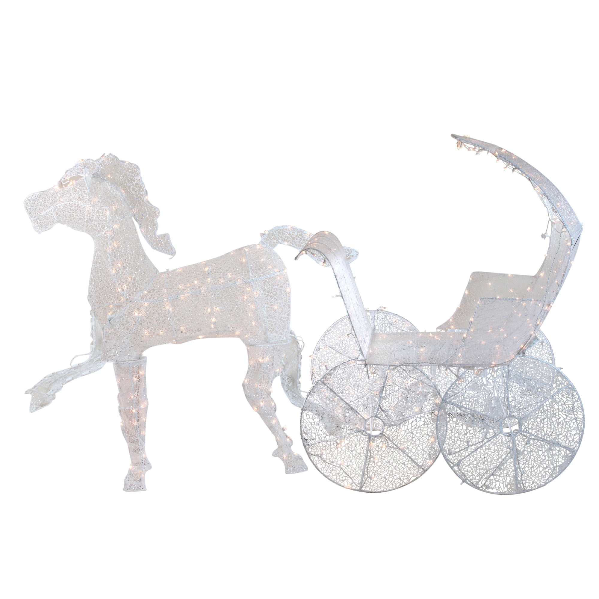 Horse And Carriage Christmas Decoration 