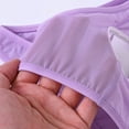 thumbnail image 6 of TANBOM Men's Holes Briefs Mesh Nylon Triangle Underwear Purple XL 1-Pack, 6 of 6