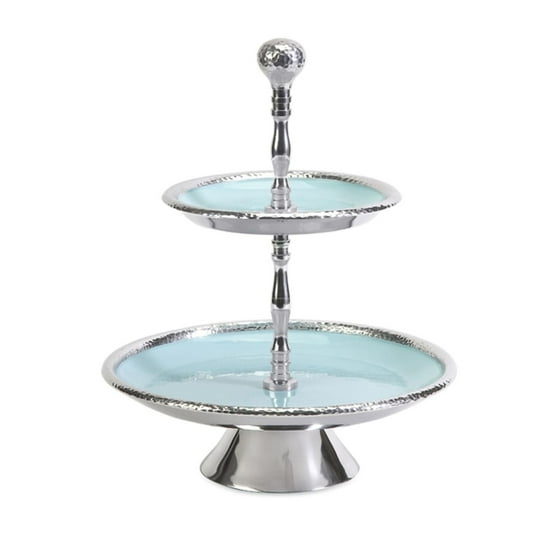 Aqua Pedestal Cake Stand Aqua Pedestal Cake Stand