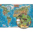 thumbnail image 1 of DINO S Carte du Monde pour Enfants, 1 of 3