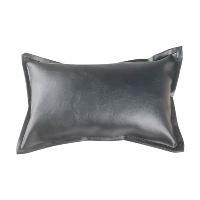 Reposapiés para manicura, reposapiés para manos, portátil, cómodo, reposabrazos de piel sintética, reposapiés para uñas, para uñas acrílicas negro