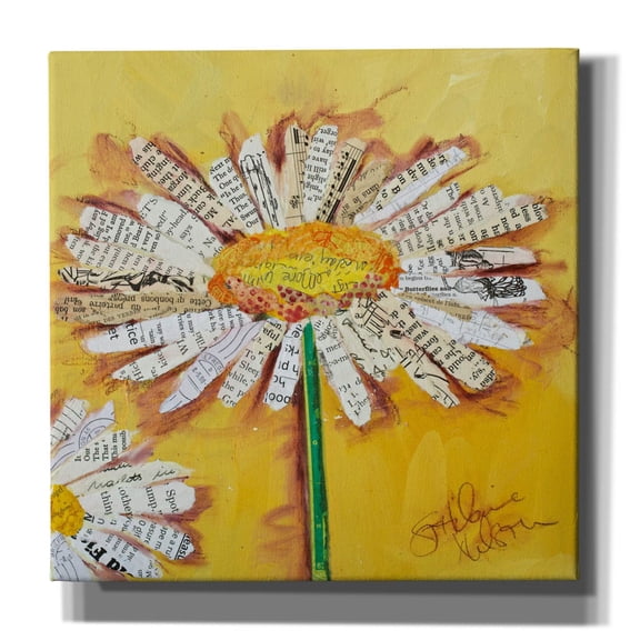 Epic Graffiti 'He Loves Me' by St. Hilaire Elizabeth, Canvas Wall Art, 26"x26"