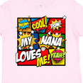 thumbnail image 4 of Inktastic My Nana Loves Me Boys or Girls Toddler T-Shirt, 4 of 5
