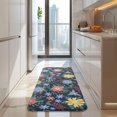 thumbnail image 4 of Pioneer Flower Floral Print Pattern Kitchen Rug Mat,Kitchen Runner Rugs Non Skid Washable,Decorative Kitchen Floor Mats for Kitchen,Sink,Laundry,17"x47.2", 4 of 7