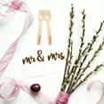 thumbnail image 2 of Wood & Wonder 100 Piece Celebrate Fancy Disposable Wood Wedding Forks, 2 of 8