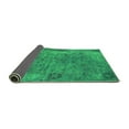 thumbnail image 2 of Ahgly Company Indoor Square Oriental Green Industrial Area Rugs, 7' Square, 2 of 4