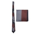 thumbnail image 4 of Cravate, Fil de Polyester de Texture Exquise Large Bande Design Classique Style Mens Cravate Ensemble Résistant à l'Usure pour Mariage pour Réunion pour Fête, 4 of 8