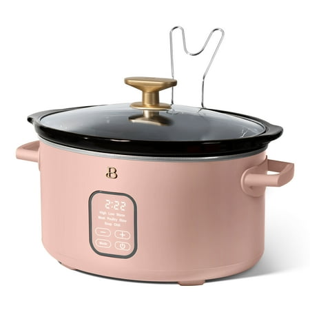 Beautiful 6 Qt Programmable Slow Cooker, Rose by Drew Barrymore