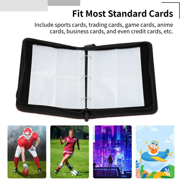 400 Pockets Trading Card Holder, Waterproof Leather Football Card Storage  Album, Walmart Collectors Gift - Walmart.com
