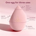 thumbnail image 3 of Heart Makeup Sponge Set - 2 Pcs Soft Beauty Sponges with Heart-Shaped Holder for Liquid Foundation, Cream, and Powder - Latex-Free Blending Sponge Kit for Valentine's Day Gifts for Women, 3 of 7