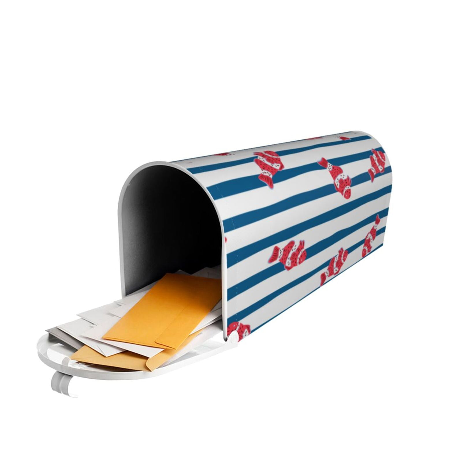 Logiee Clown Fish Print Post Letter Box Wrap Decor, Mailbox Cover Suitable for Standard Mailbox and Large Size Mailbox,Outdoor Yard Decoration-21x18 in