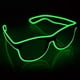thumbnail image 1 of Gafas inalámbricas YourFocus con luz LED que brillan en la oscuridad, gafas de neón para fiestas rave, EDM, Halloween, Navidad (verdes), 1 of 6
