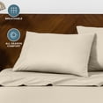 thumbnail image 6 of Bare Home Pillowcase Set - Envelope Closure - Premium 1800 Collection - Double Brushed - Ultra Soft - Standard Size, Sand, 2 Count, 6 of 8