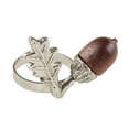 thumbnail image 2 of SARO NR732.S Acorn Design Napkin Ring  Silver - Set of 4, 2 of 4