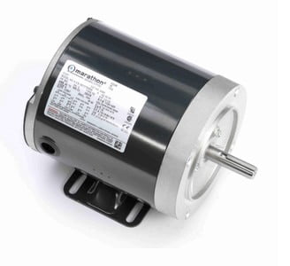 1/3 hp 1800 RPM 3-Phase  56C Frame TENV (base) 208-230/460V Marathon Motor # G580