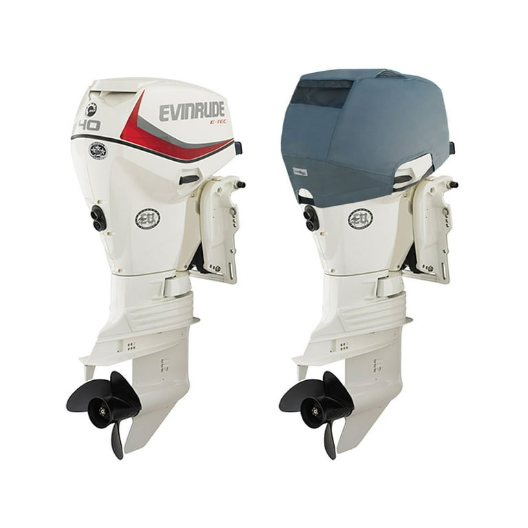 Oceansouth Heavy Duty Vented Cover for Evinrude Outboard E-Tec 2 Cyl -  40HP, 50HP, 60HP (2003-2022) - Walmart.com