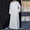 White, variant on Dress Arabic Mens Long Sleeve Pocket Loose Robe Shirt for Casual Wear Lightweight Traditional Apparel for Everyday Comfort