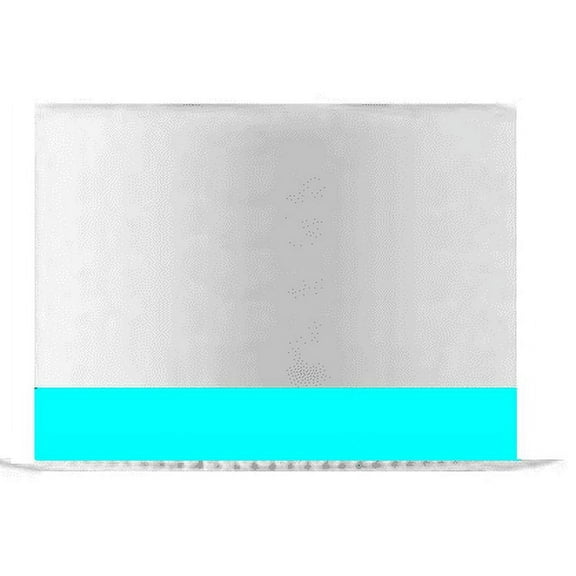 Solid Turquoise Edible Cake Decoration Ribbon -6 Slim Strips
