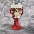 thumbnail image 3 of Skull Beer Mug Novelty Beer Mug Skull Shape Realistic Octopus Tentacles Stainless Steel Medieval Halloween Party Wine Cup Whisky Shot Glasses Halloween Gift, 3 of 6