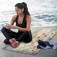 thumbnail image 6 of BZSMCE Yoga Mat Women Delicate Blossoms on Soft Canvas Fitness Mat, 6 of 9