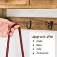 thumbnail image 7 of Sfugno Coat Hooks Wall Mounted, Rustic Wood Coat Rack Wall Mount Shelf with Hooks, Farmhouse Wall Coat Rack with Shelf & Coat Hook, 7 of 7