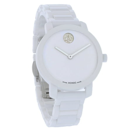 Movado Bold Evolution 2.0 Women's White Ceramic Quartz Watch 3601233