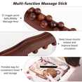 thumbnail image 4 of Barra de masaje Guasha Wood Therapy para dar forma al cuerpo, 31 perlas, 4 of 6