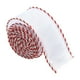 thumbnail image 2 of Cinta de seda navideña para envolver regalos | Pajarita decorativa artesanal | Tela Blanca Rosa Caqui Rojo | Resistente al descolorido duradero | 2 m de longitud | Decoración festiva, 2 of 6