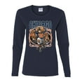 thumbnail image 2 of Wild Bobby, Chicago Fan | CHI Fantasy Football ,Sports, Women Graphic Long Sleeve Tee, Navy, Medium, 2 of 4