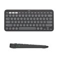 thumbnail image 4 of Logitech Pebble Keys 2 K380s - Keyboard - wireless - Bluetooth LE - QWERTY - tonal graphite, 4 of 9