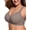 Grey, variant on Wireless Full Coverage Comfortable Bra for Older Women, Push Up Strapless Bra, V Neck High Jelly Support Plus Size Bralette S-4XL