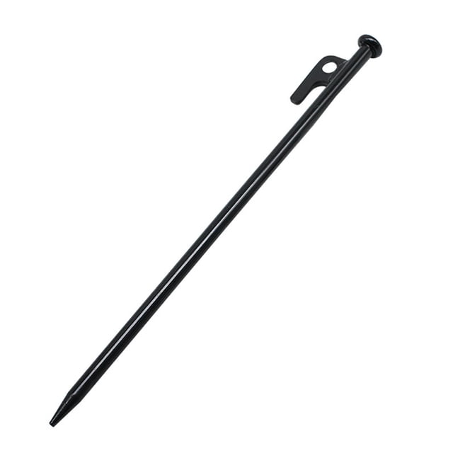 Eigraketly Clavija para tienda de campaña, portátil, para colgar, resistente, con cabezal al ras, parasol, estacas, clavo carpas 40cm