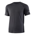 thumbnail image 5 of Ceisia Men's Short Sleeve Performance Crewneck T-Shirt Solid Training Top for Running Breathable Athletic Gym Wear Gifts for Father Black S, 5 of 9