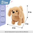 thumbnail image 2 of Hopearl Hopping Dog Interactive Electronic Plush Puppy Toy with Sounds and Movements Walking Wiggle Ears Twitch Nose Birthday Christmas Gifts Boys Girls, 2 of 5