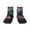 1 Black, variant on Colorful Floral Patterned Horse Pattern Quarter Crew Socks,Toe Seamed Ankle Socks,Cotton Cushioned Breathable Athletic Crew Sports Socks