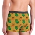 thumbnail image 4 of Men's Boxer Briefs, Orange Green Owl Soft Comfy Mens Underwear Boxer Briefs Breathable With Widen Waist, 4 of 7