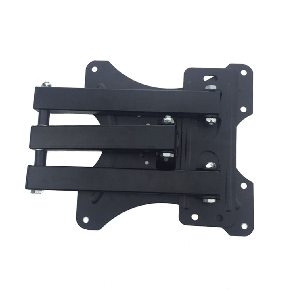 OUNONA Universal Articulating TV Wall Mount for 14-42 Inch Flat Panel TVs Black Color Iron Material