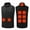 Black, variant on Heated Vest for Women Men USB Electric Rechargeable Jacket Thermal Winter Coat 9 Heating Zones Warming Jackets for Outdoor Work