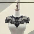 thumbnail image 3 of Eoperou Lace Embroidered Fake Collar - Hollow See-through Lace Flower Pattern False Collar Lace Embellished Clothing Accessory, 3 of 7
