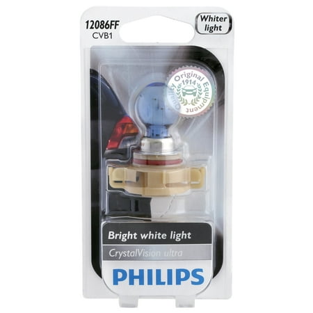 Philips Crystalvision Fog Bulb 12086Ff  Pg20/3  Glass  Always Change In Pairs!
