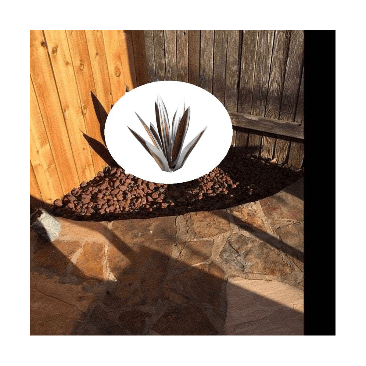 Rustic Sculpture, DIY Metal Agave Plant,Rustic Hand Painted Metal Agave,Garden Yard Art Decoration 65CM
