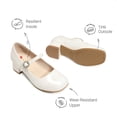 thumbnail image 2 of DREAM PAIRS Girls Mary Jane Low Heel Dress Shoes Flower Party Wedding Pumps for Little and Big Kids, 2 of 6