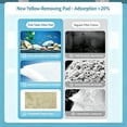 thumbnail image 4 of YardChic 200Pcs Filter Floss for Fish Tank, Aquarium Filter Sheets for Water Filtration, Aquarium Filter Floss, Make Cloudy Water Crystal Clear, Aquarium Filter Pad for Aquarium Accessories, 4 of 9