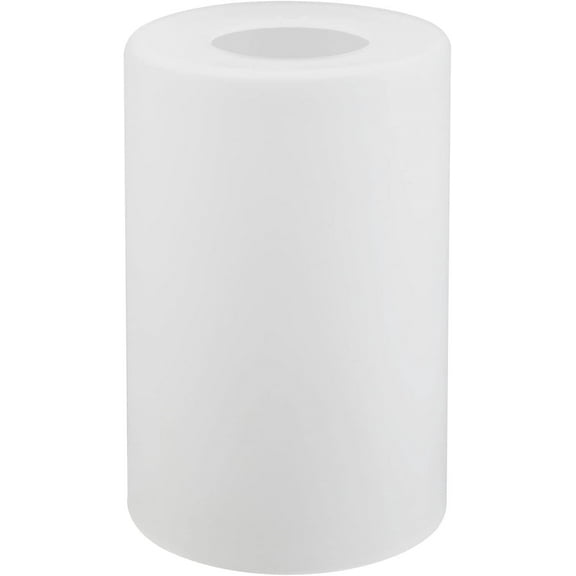 Aspen Creative 23613-01,Frosted Cylinder Glass Shade.3-1/2"Dia x 5-1/2"H / Center Hole:42mm.