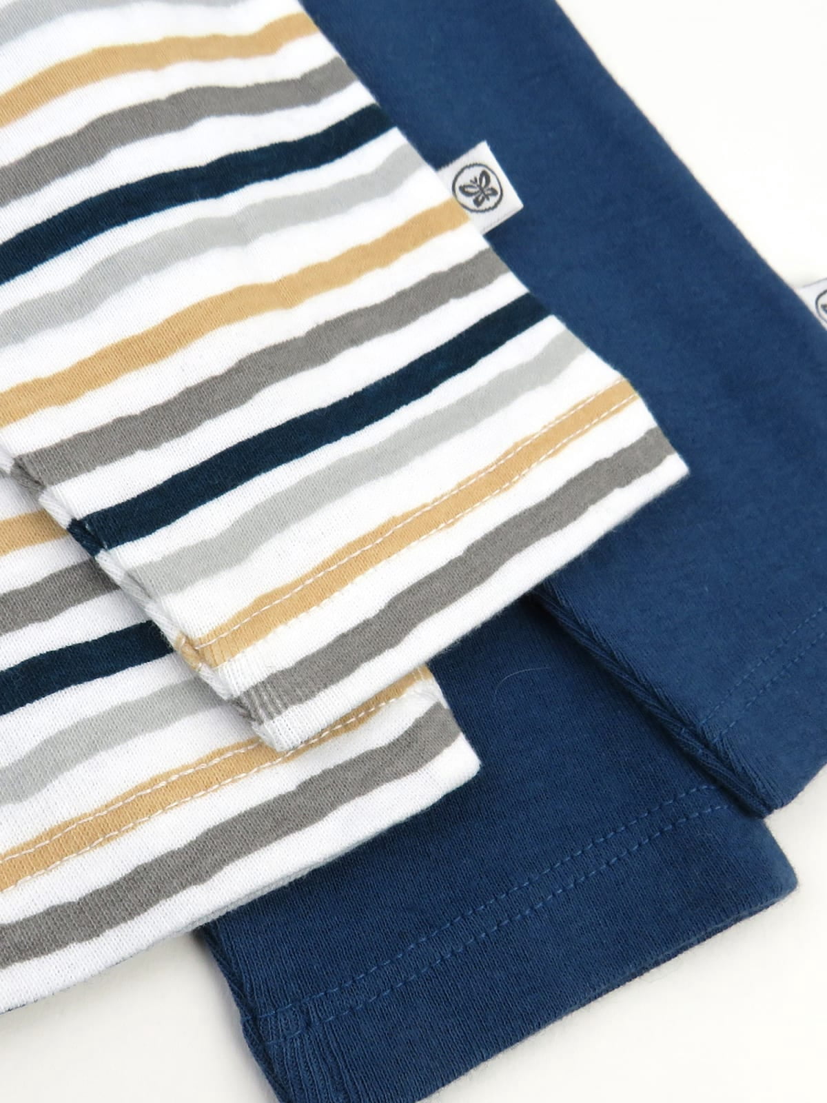 Honest Baby Clothing Organic Cotton Boy/Girl Footless Harem Pants, Newborn to 24m, 2-Pack
