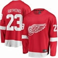thumbnail image 1 of Detroit Red Wings Lucas Raymond Fever Maillot Commémoratif Brodé Étoile Réplique Numéro Domicile, 1 of 2