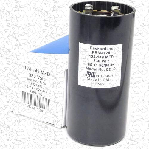 NEW Motor Start Capacitors N/A PRMJ124 Packard
