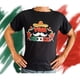 thumbnail image 3 of Playera De Fiestas Patrias Impreso de Viva Mexico Septiembre Independencia Color Negro Talla Grande Marca Emil SaEs, 3 of 4