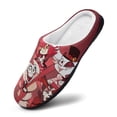 thumbnail image 3 of Mens Cozy Slippers Hazbin Hotel Warm Soft Plush Slipper Slip-on House Shoes for Home Indoor Outdoor, 3 of 7